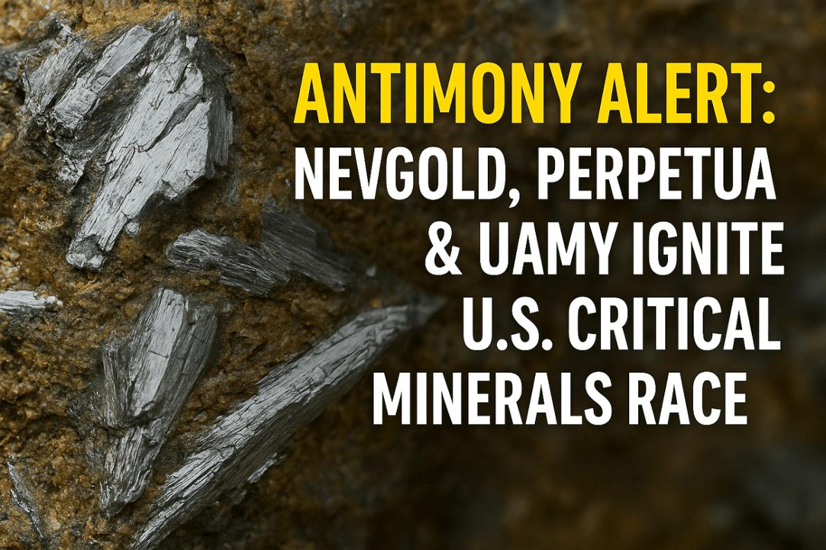 Antimon-Alarm: NevGold, Perpetua und UAMY entfesseln den US-Kampf um kritische Rohstoffe Antimon-Alarm: NevGold, Perpetua und UAMY entfesseln den US-Kampf um kritische Rohstoffe