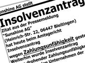insolvenzantrag