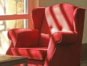 ohrensessel hocker