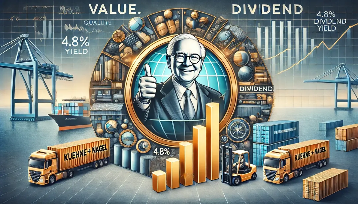 Kuehne + Nagel - Eine Value-Qualitäts-Dividendenaktie mit 4,8 % Rendite, wie sie Warren Buffett mag Kuehne + Nagel - Eine Value-Qualitäts-Dividendenaktie mit 4,8 % Rendite, wie sie Warren Buffett mag