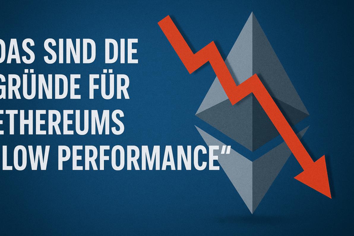 Ethereum im Abwärtstrend: 62% unter Höchststand – Was sind die Gründe? Ethereum im Abwärtstrend: 62% unter Höchststand – Was sind die Gründe?