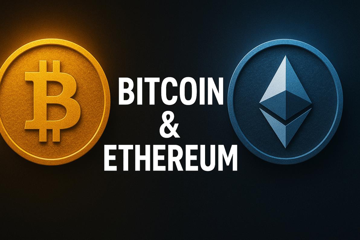 Kryptomarkt an kritischem Punkt: Bitcoin und Ethereum formen bullische Chartmuster Kryptomarkt an kritischem Punkt: Bitcoin und Ethereum formen bullische Chartmuster