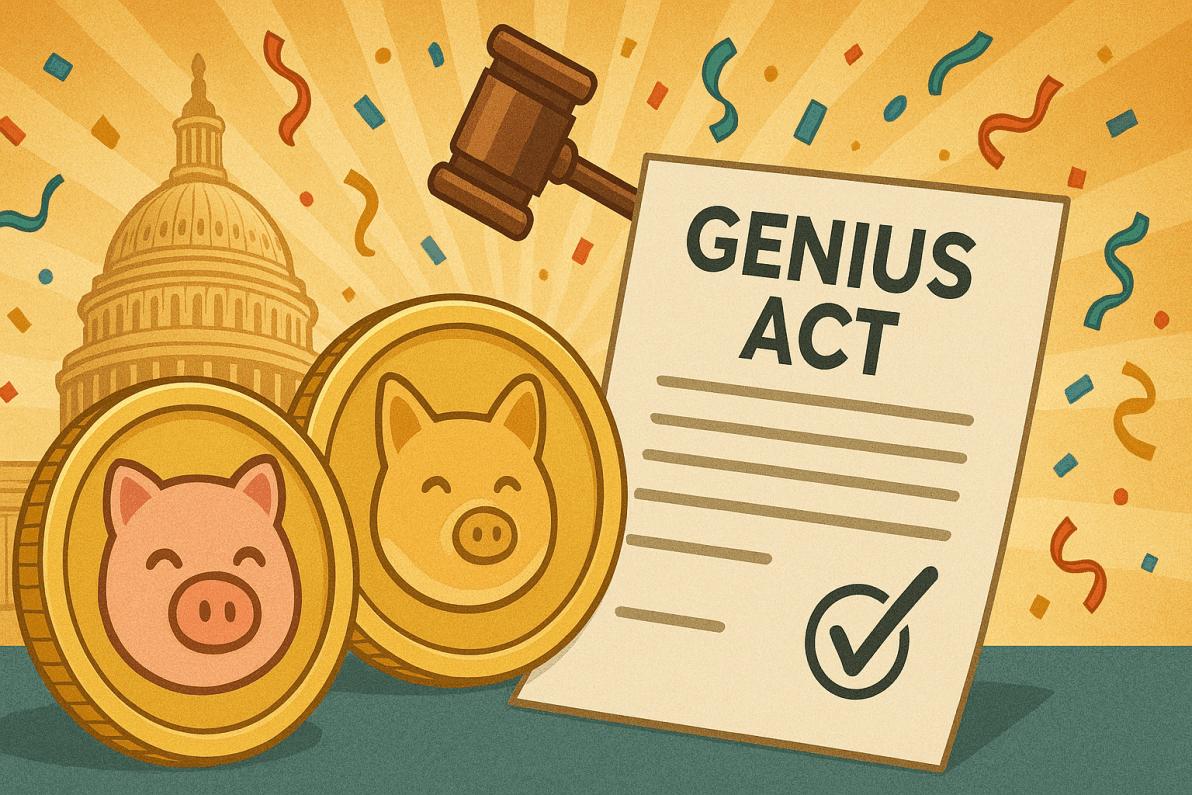 GENIUS Act passiert Kongress: Memecoin-Boom und Snorter-Token sammelt 2 Millionen USD GENIUS Act passiert Kongress: Memecoin-Boom und Snorter-Token sammelt 2 Millionen USD