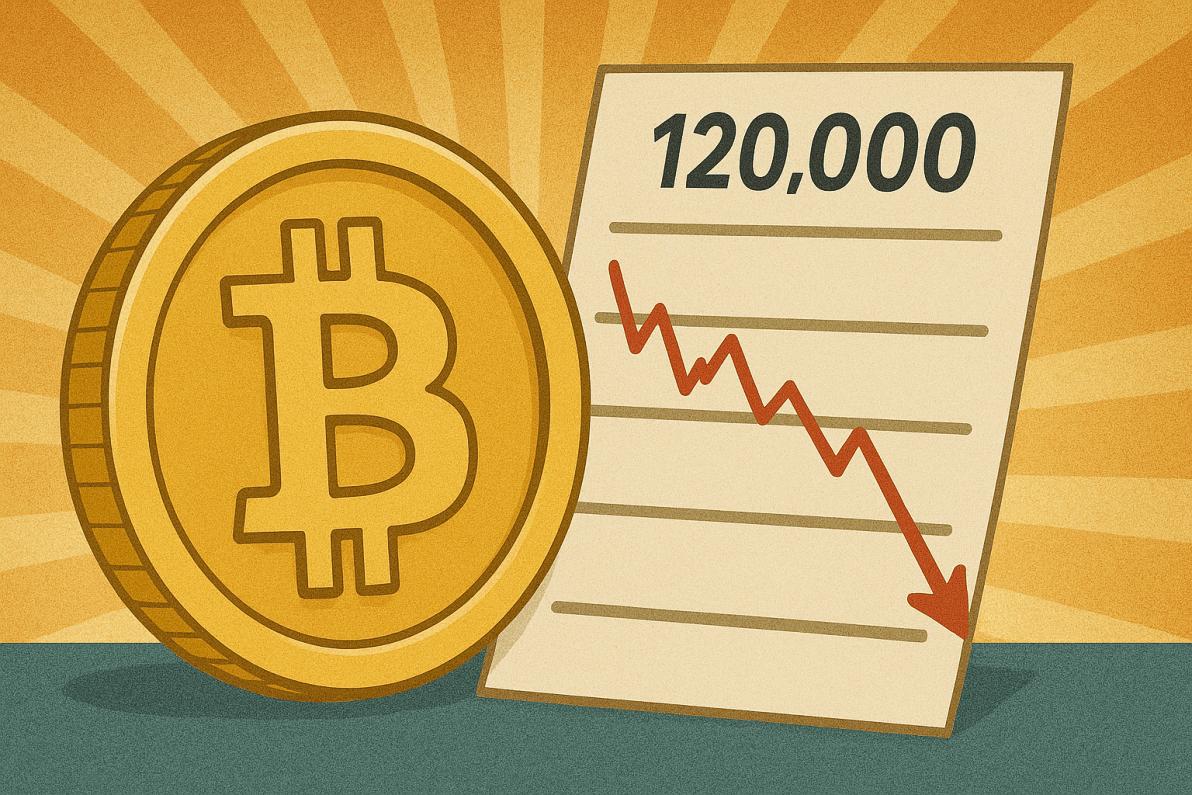 Bitcoin kämpft um 120.000 Dollar: Kritische Marktphase erreicht Bitcoin kämpft um 120.000 Dollar: Kritische Marktphase erreicht