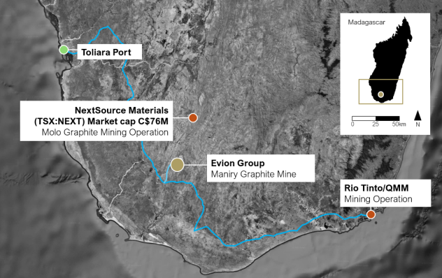 Maniry Project location in Madagascar