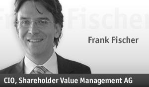 Frank Fischer, Chief Investment Officer der Shareholder Value Management AG ...