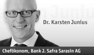Dr. Karsten Junius ist seit dem 1. April 2014 Chefökonom der Bank J. Safra Sarasin AG und hat die Leitung des Economic Research inne. - karsten-junius