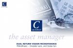 Marktkommentar: C-QUADRAT DUAL RETURN VISION MICROFINANCE