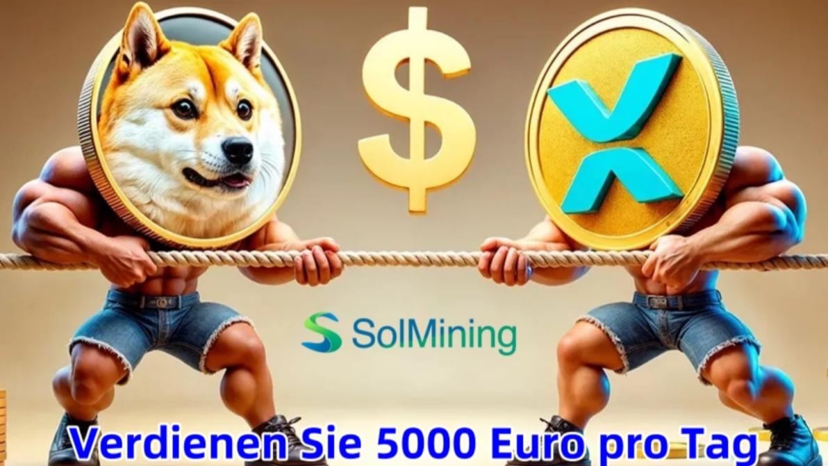 XRP- und DOGE-Enthusiasten verdienen 9.800 US-Dollar pro Tag durch  SolMining - 10.08.2025