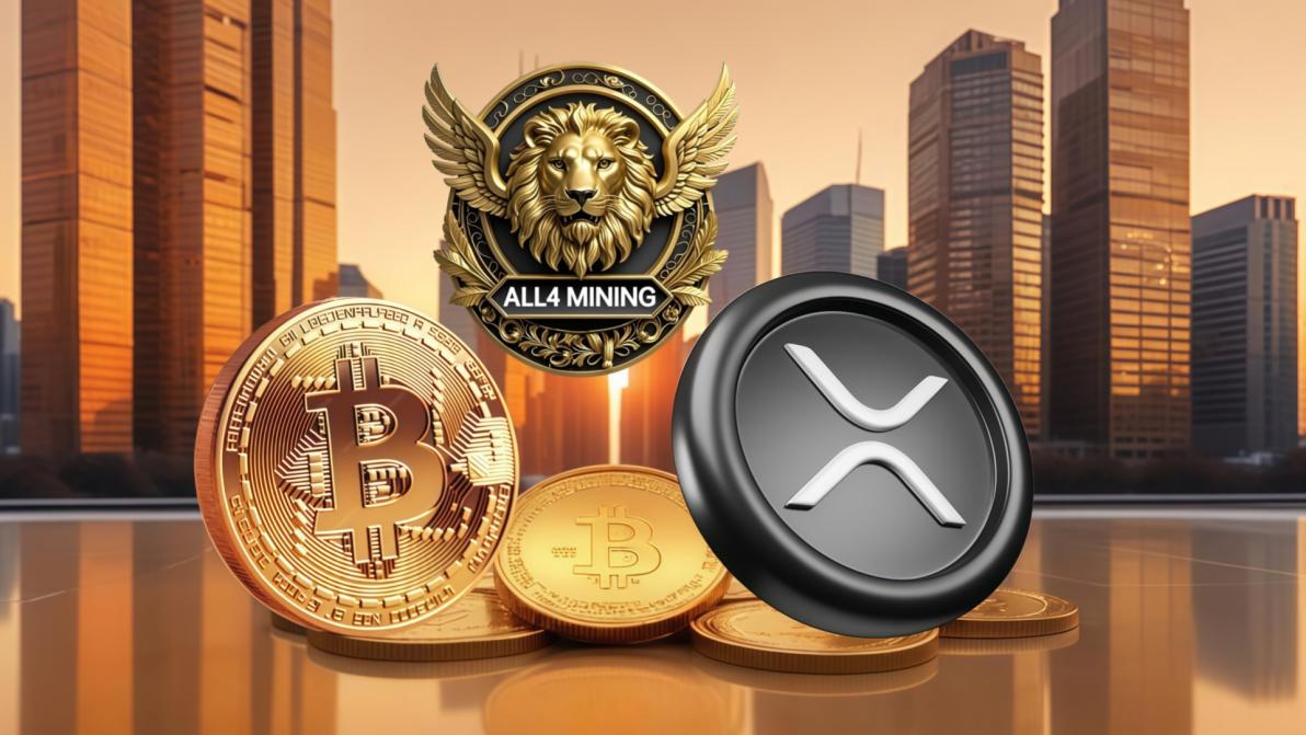 ALL4 Mining: Starten Sie einen Bitcoin-Miner mit XRP und verdienen Sie  10.000 $ pro Tag - 06.08.2025