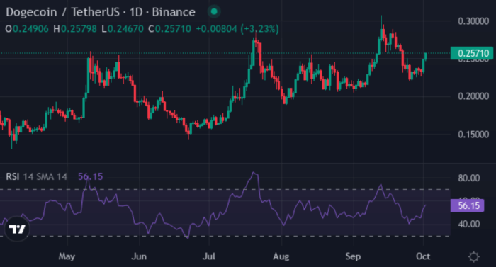 Chart DOGE