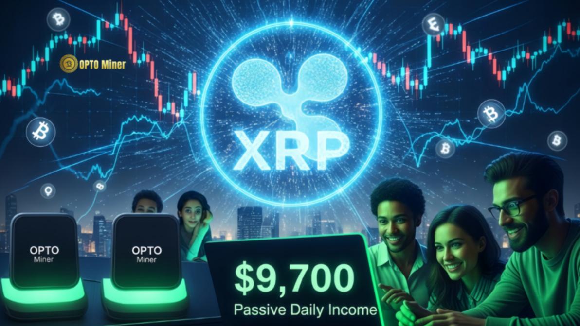 XRP Volatilität steigt, Investoren strömen zu OPTO Miner, um das passive Einkommen von 9.700$/Tag zu erzielen