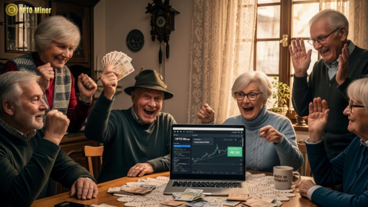 Deutsche Rentner erzielen mit OPTO Miner und XRP/BTC ein stabiles tägliches Einkommen von 8.700 US-Dollar