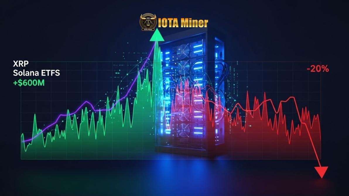 XRP & Solana-ETFs ziehen über $ 600 Mio an, während BTC einbricht – IOTA  Miner steht im Zentrum der Kurse - 20.12.2025