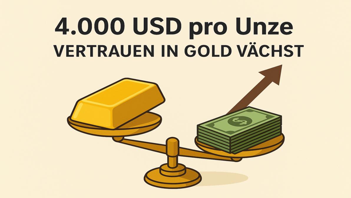 Gold 4.000 USD/Unze: Diese Aktie kann maximal profitieren!