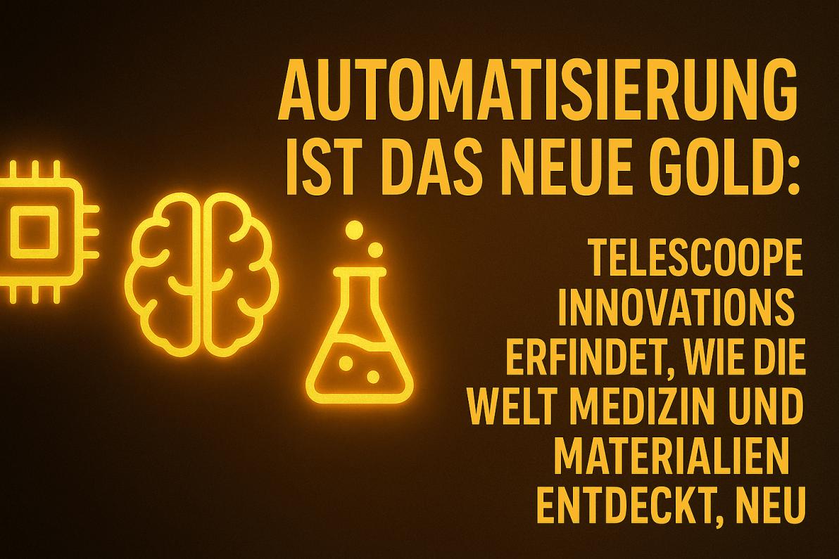 Automatisierung ist das neue Gold: Telescope Innovations erfindet Entdeckung von Medizin & Materialien neu!