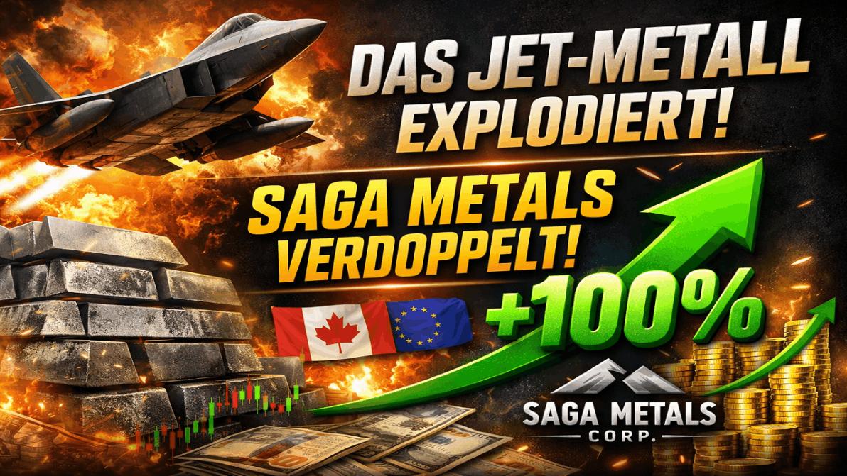 Das Jet-Metall explodiert – und Saga Metals hat sich verdoppelt
