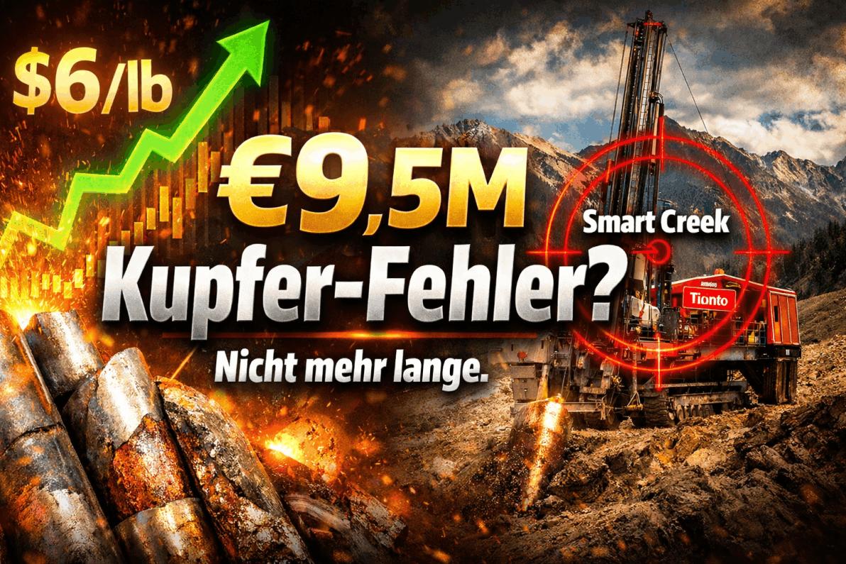 Der 9,5 Mio. € Kupferfehler des Marktes – Und solche Fehler korrigieren sich schnell