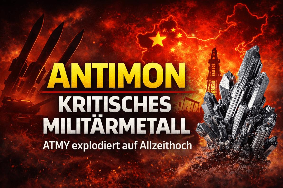 Antimony Resources auf Allzeithoch: Militärische Nachfrage treibt strategisches Metall Antimon