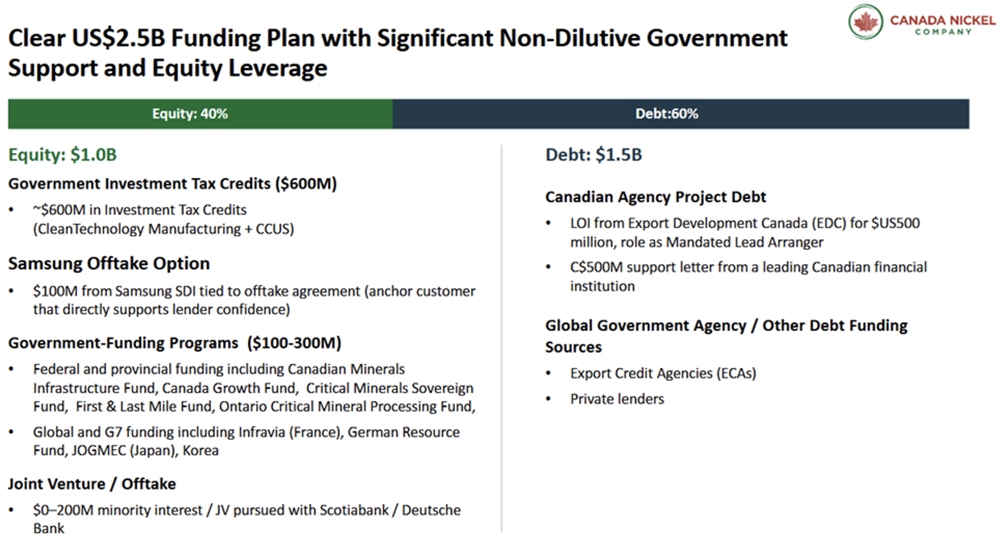 Funding Plan