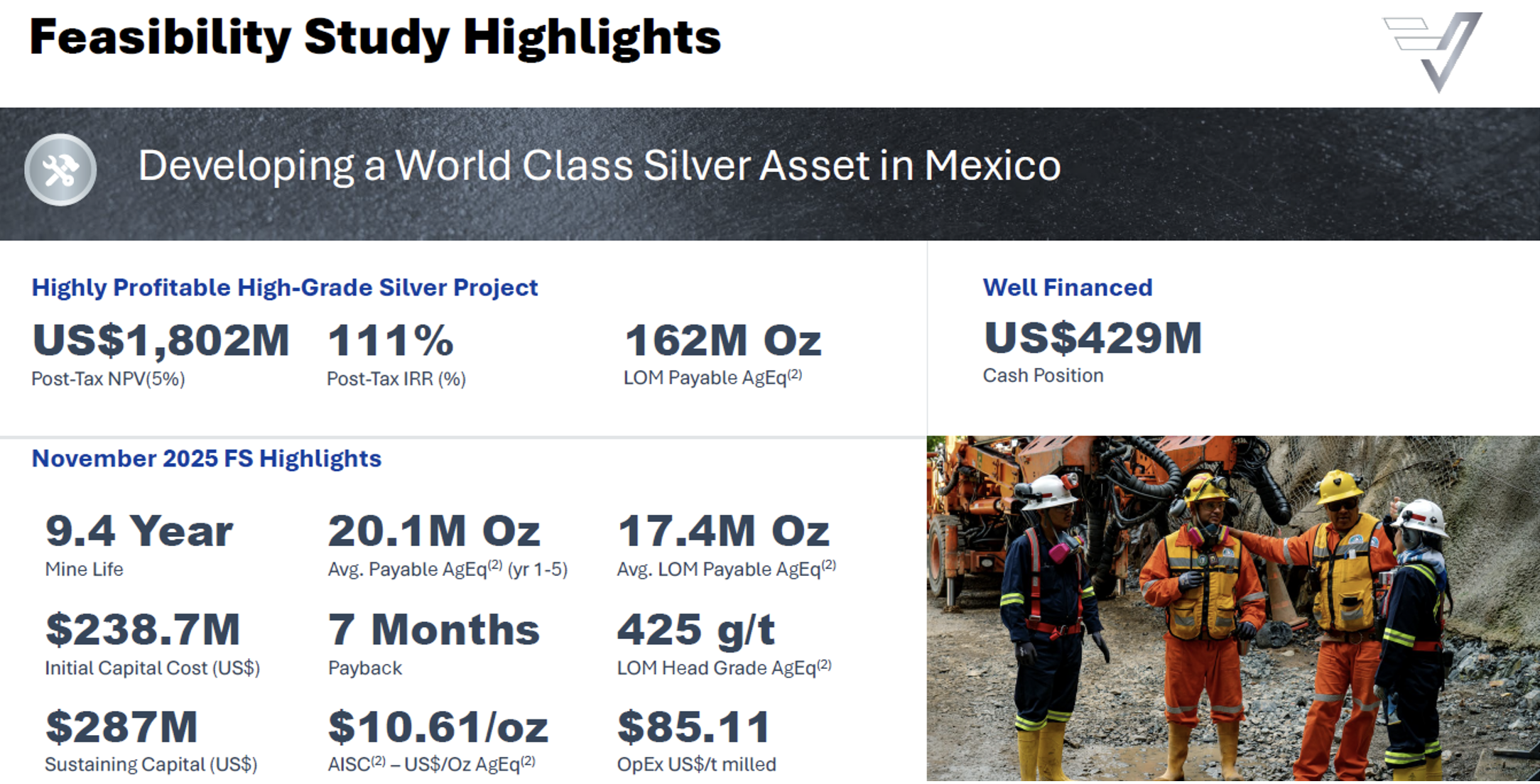 Feasibility Study Highlights