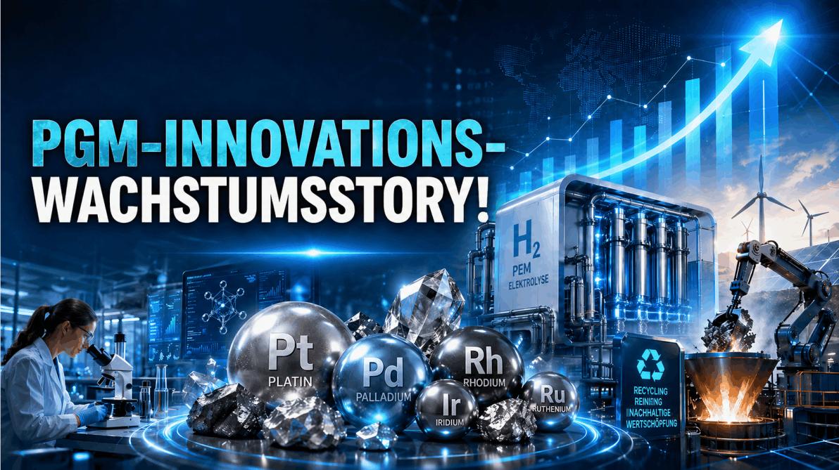 Nachhaltige Diversifikation... - Top-Firma schreibt auch seine PGM-Innovations-Wachstumsstory fort!