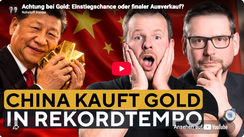 China kauft Gold