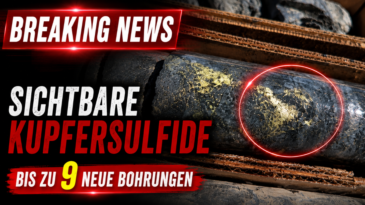 Freitag nachb&ouml;rslich - Copper One trifft sichtbare Kupfersulfide &ndash; warum Montag der entscheidende Tag wird!