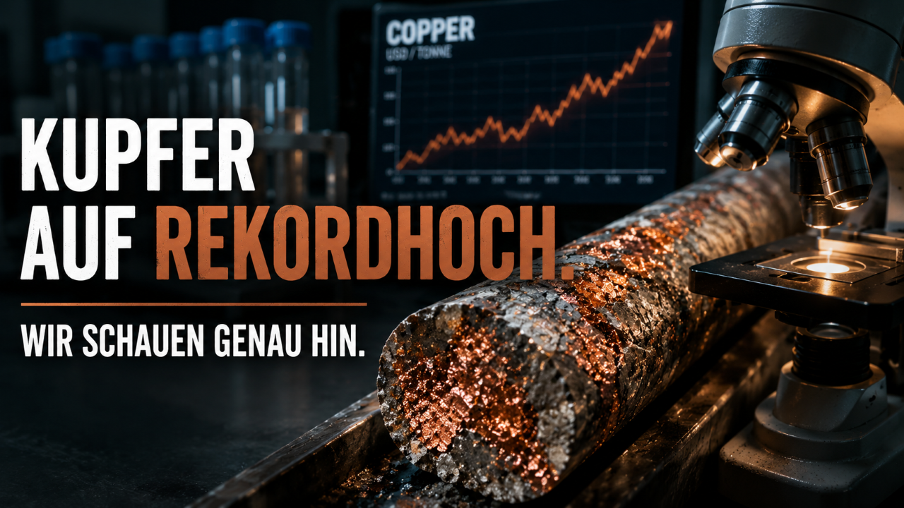 Kupfer auf Rekordhoch - Bohrkern unterm Mikroskop &ndash; bei dieser Kupfer-Aktie k&ouml;nnte jetzt das Labor den wichtigen ...
