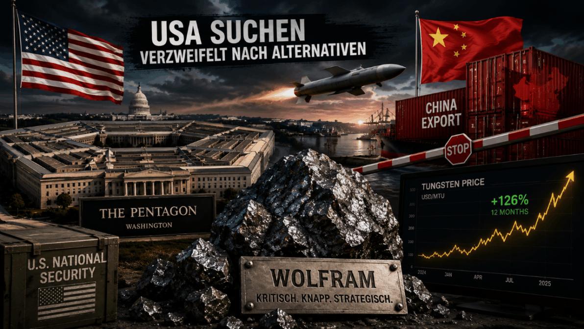 Pentagon in Alarmbereitschaft? - Dieser Rohstoff könnte jetzt Gold in den Schatten stellen