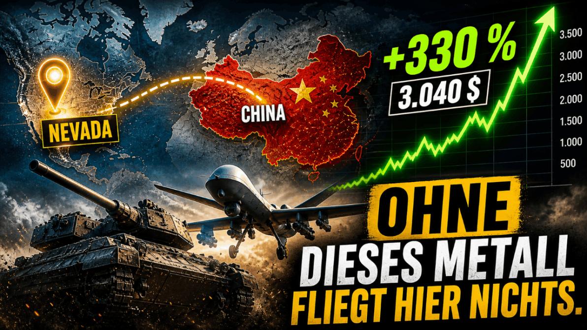 Wolfram-Boom - +330 % seit Januar – China kontrolliert 80 % des Wolframs. Nevada hat die Antwort