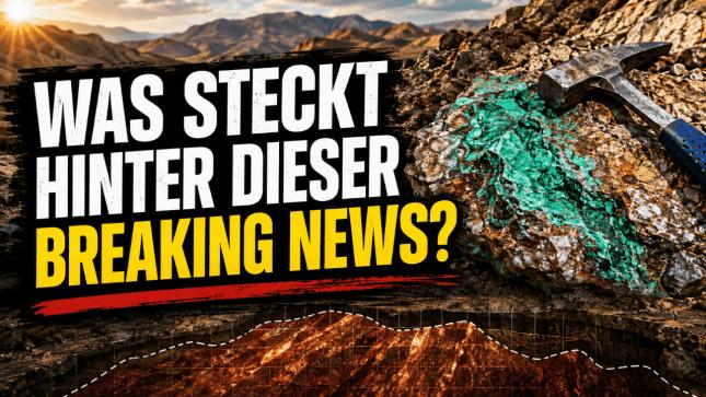 BREAKING NEWS: Neuer Kupferfund: 1,155 % Kupfer an der Oberfläche – was steckt darunter?