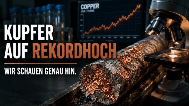 Kupfer auf Rekordhoch: Bohrkern unterm Mikroskop – bei dieser Kupfer-Aktie könnte jetzt das Labor den wichtigen Unterschied machen
