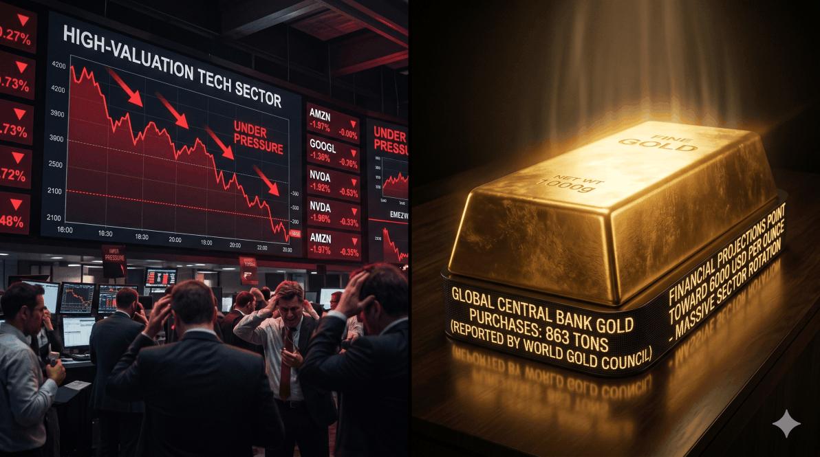 Tech wackelt, Gold glänzt: Wohin rotiert das Smart Money jetzt?