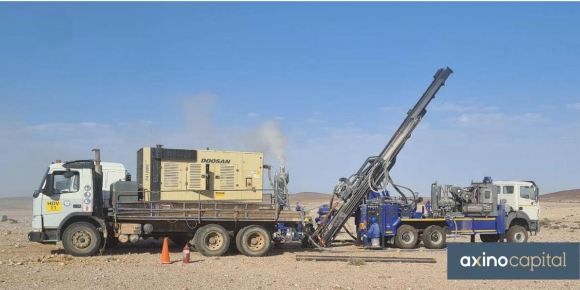 Direkt neben aktiver Mine - Explorer weist 700 Meter Metalltrend nach