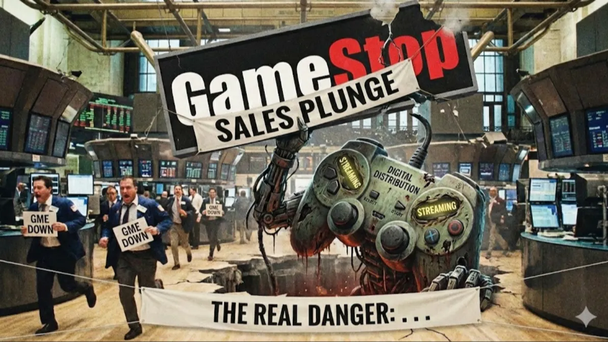 Meme-Aktie - GameStop: Crash wegen Umsatzrückgang  – Aber HIER lauert die eigentliche Gefahr!