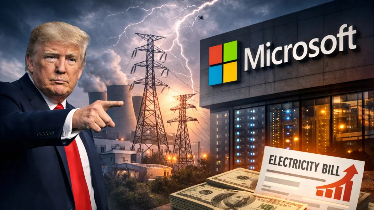 KI-Rechenzentren - Trump: Microsoft soll für KI-Strom nicht Haushalte belasten