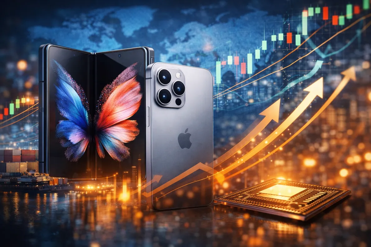 Düstere Prognosen für 2026 - Smartphone-Boom trotz Krise: Apple und Samsung ziehen den Markt nach oben