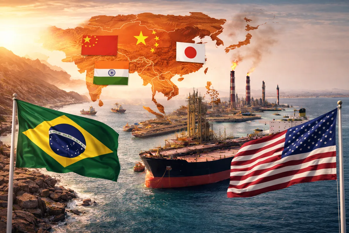 Ölkrise in Asien - Raffinerien vor Produktionsdrosselung: Kommt jetzt Öl aus Brasilien & USA?