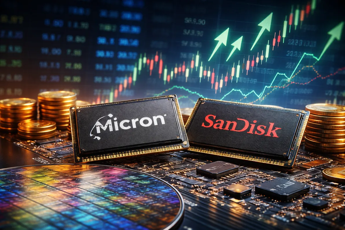 KI-Boom treibt Speicherchips - Speicherchips vor neuem Höhenflug? Was jetzt für Micron und SanDisk spricht