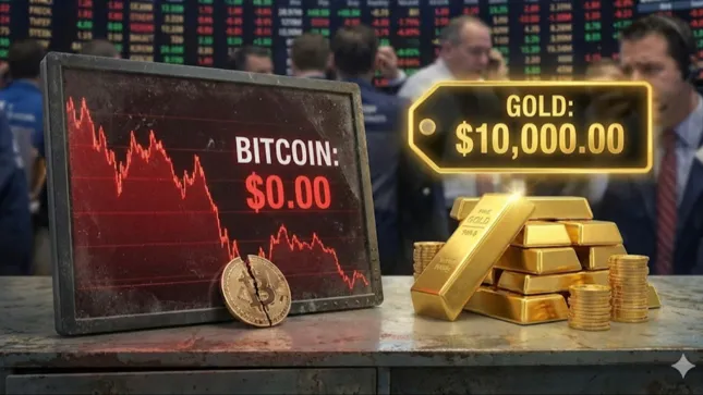 Unfassbare Vorhersage 2026: Quanten-Apokalypse: Bitcoin crasht auf $0, Gold knallt auf $10.000!