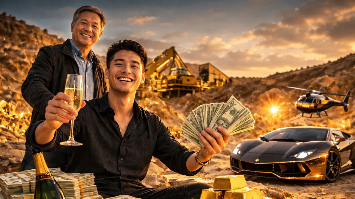 Gewinnner der Börsengeschichte - Vater schenkte ihm Anteile an dieser Goldmine – mit 25 ist er jetzt Milliardär!