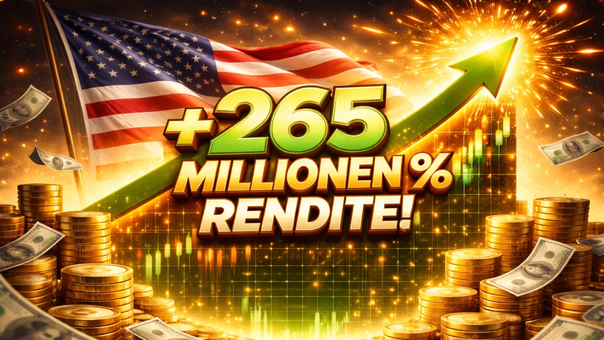Gewinner der Börsengeschichte - Nicht Berkshire: Mit +265.528.900,62 % schlägt diese US-Aktie jeden 100-BAGGER!