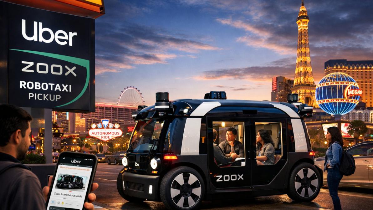 Aufgepasst Waymo - Amazons nächster Robotaxi-Coup – Tochter Zoox bandelt mit Uber an 