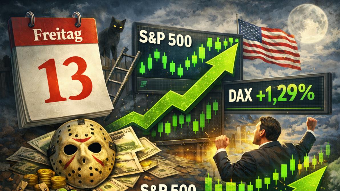 Ein Glücksfall für die Märkte - Freitag der 13. - ein Tag, um vorsichtig zu sein?  An den Börsen nicht!  