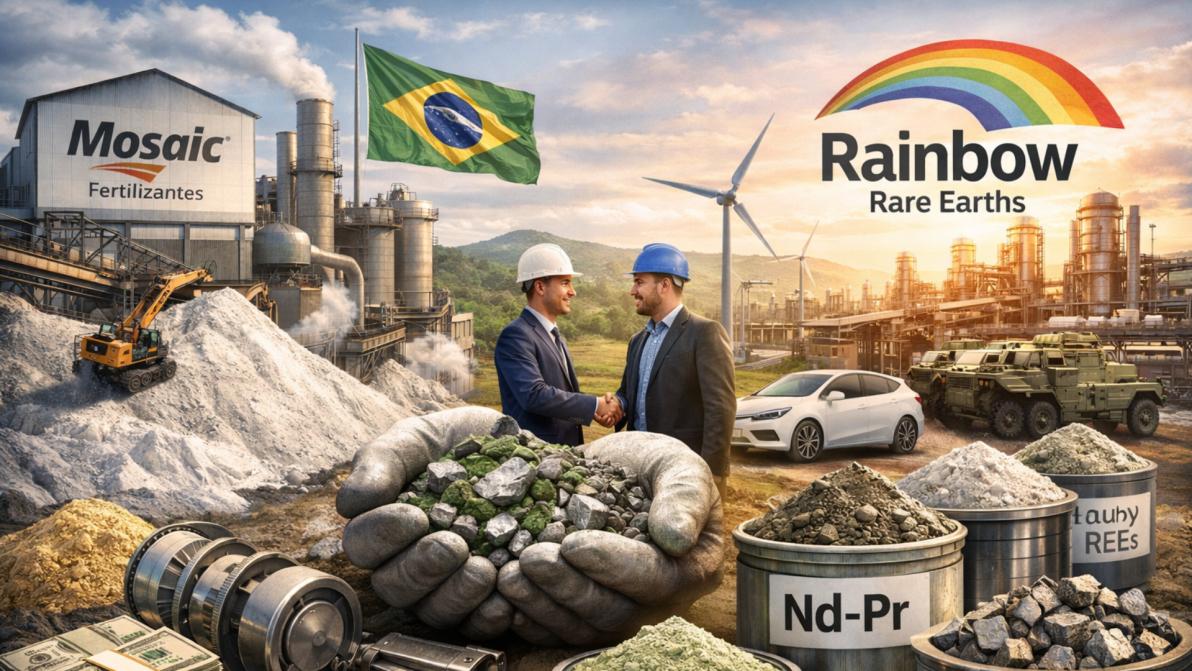 Interessante Kooperation - Mosaic und Rainbow Rare Earths – Entsteht ein neues Traumduo für Seltene Erden?