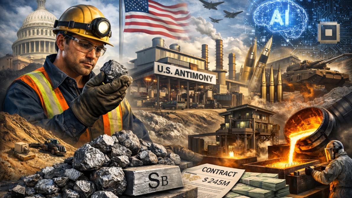 350 % Plus in einem Jahr! - U.S. Antimony: Eine explodierende Bergbauaktie, die kaum ein Anleger kennt!