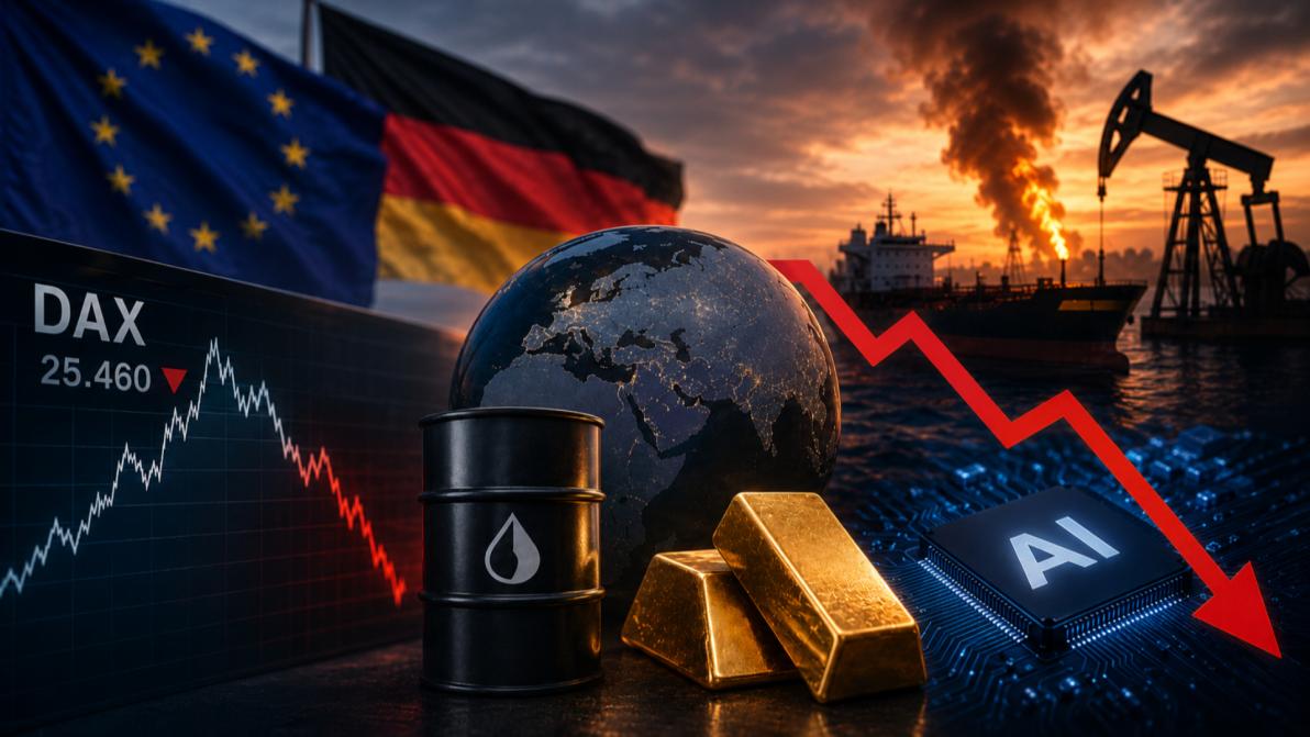 KI-Abverkauf verunsichert - DAX ohne Impluse - Ölpreis, Rheinmetall und L'Oréal im Fokus