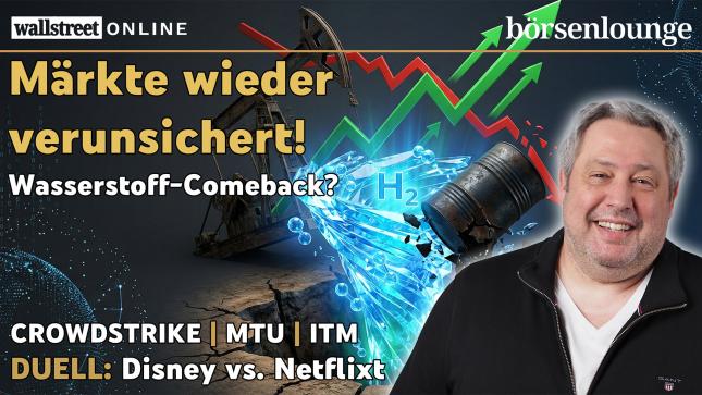 Wasserstoff Comeback: Crowdstrike: Anthropic hilft, MTU: Drohnen-Motoren und ITM: Staat steigt ein