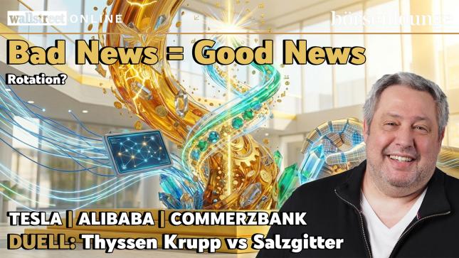 Rotation aus Halbleiteraktien: Tesla: Absturz | Alibaba: Neue Vorwürfe | Commerzbank: Übernahmeangebot endet